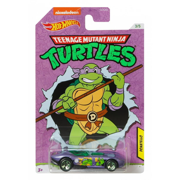Nickelodeon TMNT Hot Wheels 2020 Teenage Mutant Ninja Turtles Complete Set of 5